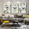 Bộ tranh canvas phong cách sơn dầu vẽ tay
