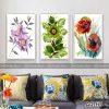 Bộ tranh canvas phong cách sơn dầu vẽ tay