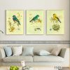 Bộ tranh canvas phong cách sơn dầu vẽ tay