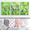 Bộ tranh canvas phong cách sơn dầu vẽ tay