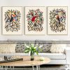 Bộ tranh canvas phong cách sơn dầu vẽ tay