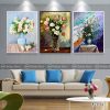 Bộ tranh canvas phong cách sơn dầu vẽ tay
