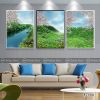 Bộ tranh canvas phong cách sơn dầu vẽ tay