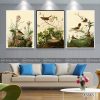 Bộ tranh canvas phong cách sơn dầu vẽ tay