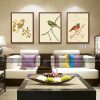 Bộ tranh canvas phong cách sơn dầu vẽ tay