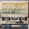 Bộ tranh canvas phong cách sơn dầu vẽ tay