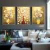 Bộ tranh canvas phong cách sơn dầu vẽ tay